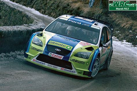 Gr Nholm Marcus Rautiainen Timo Ford Focus Rs Wrc Rallye