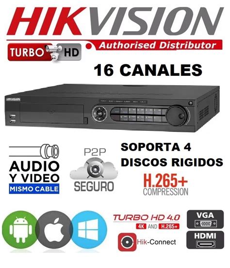 Promo Ds 7316Hqhi K4 Graba 16 Canales En 1080P A 25Fps Admite 4