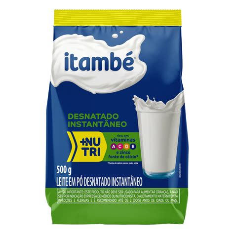 leite em po desnatado itambe 500g Outlet do Café