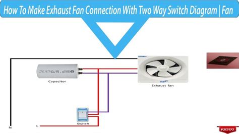 How To Make Exhaust Fan Connection With Two Way Switch Diagram Fan Exhaust Fan Ventilation