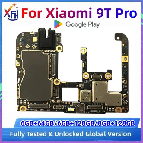 Original Unlocked Motherboard For Xiaomi Mi T Pro Mainboard Global