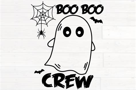 Boo Boo Crew Funny Halloween Ghost Graphic by NiceToMeetYou · Creative ...