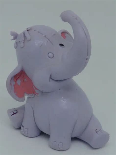 FIGURINE ANCIENNE PVC Plastique Disney Winnie L Ourson L Elephant