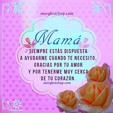 palabras agradecimiento a mama frases de gracias mama | Agradecimiento ...