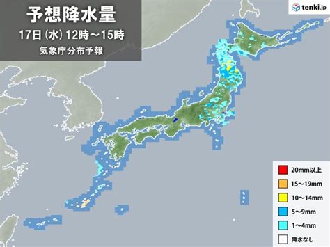 東海などに活発な雨雲 静岡県で1時間に50ミリ以上の非常に激しい雨気象予報士 日直主任 2024年04月17日 日本気象協会 Tenkijp