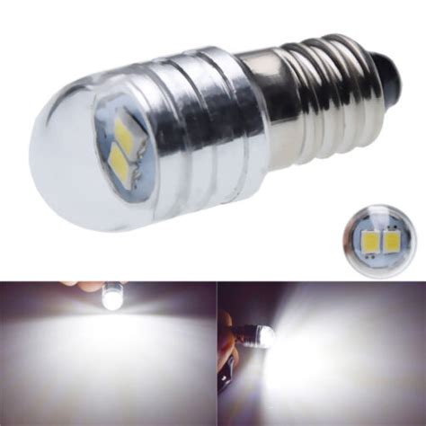 E Smd V V V Mes Screw Led Flashlight Torch Lamp Bulb