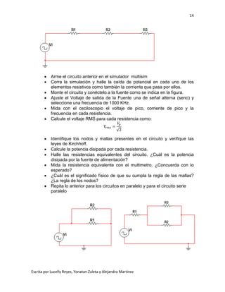 Practica Leyes De Kirchhoff PDF Descarga Gratuita