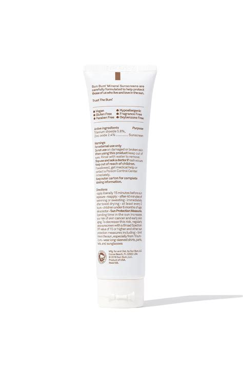 Sun Bum Mineral Spf 30 Tinted Sunscreen Face Lotion Sanbah Australia