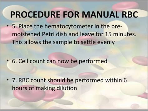 Rbc Counting Unopette Ppt