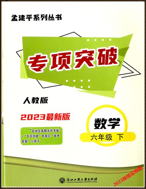 2023新版孟建平各地期末试卷精选数学六年级下册人教版小学6年级下同步专项训练单元期中期末冲刺总复习资料考试卷子浙江虎窝淘