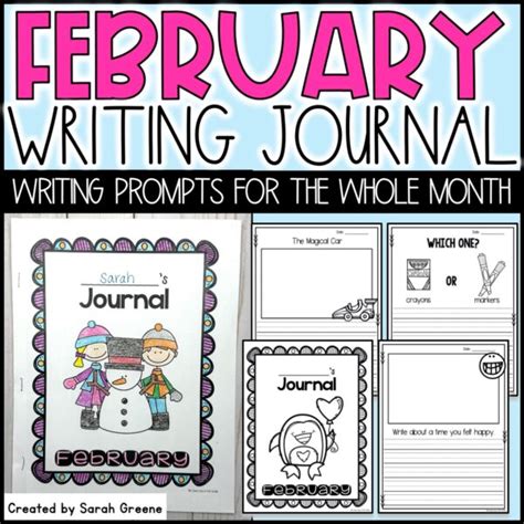 February Writing Journal | Made By Teachers