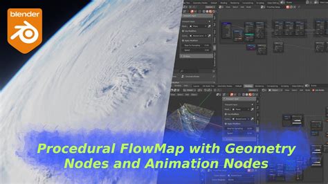 Procedural Flowmap With Geometry Nodes And Animation Nodes In Blender