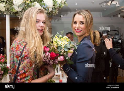 Valerie Van De Graaf Left And Vogue Williams Arriving On The Red