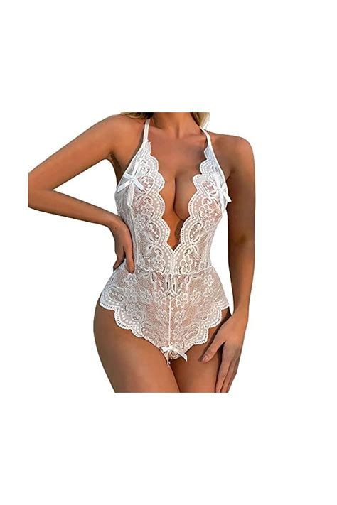 Hasagimol Lingerie Sexy Femme éRotique Hot One Piece Col V Profond