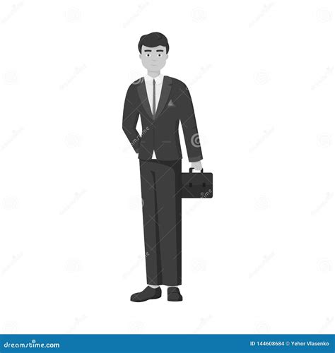 Vector Illustration Of Man And Business Icon Set Of Man And