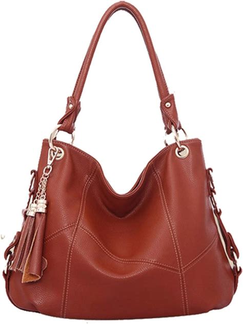 Bolsos De Piel Para Mujer Color Rojo Dark Orange Talla Unica Mx Ropa Zapatos Y