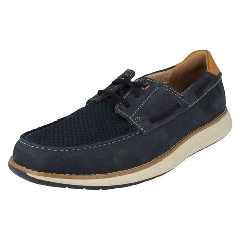 Mens Clarks Unstructured Deck Shoes Un Pilot Lace