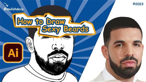 How To Draw Sexy Beards In Adobe Illustrator Youtube