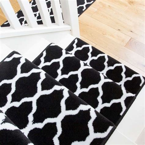 Black Trellis Stair Carpet Runner Cut To Measure Stair Runner