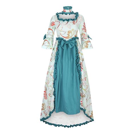 RYRJJ 18th Century Women S Rococo Baroque Ball Gown Bell Sleeve