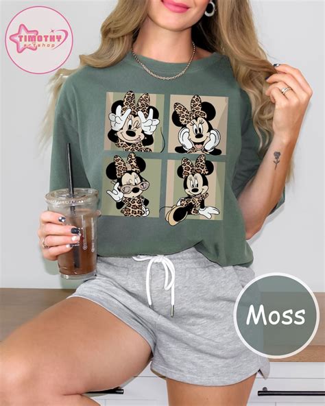 Comfort Colors® Safari Minnie Mouse Shirt Leopard Minnie Mouse Shirt