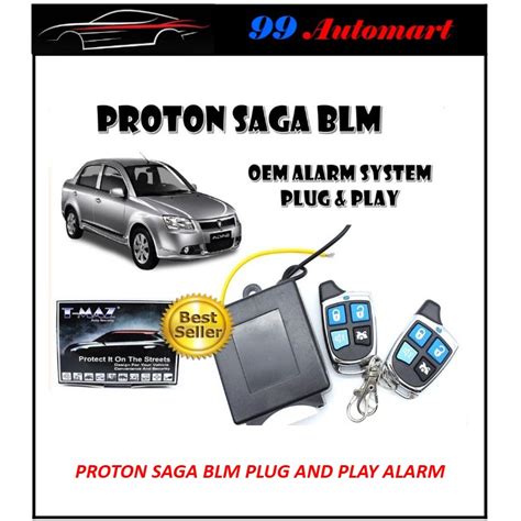 PROTON SAGA BLM FLX OEM ALARM SYSTEM PLUG PLAY Shopee Malaysia