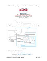 HW 6 CS2440 FA18v2 Docx COSC 2440 Computer Organization And