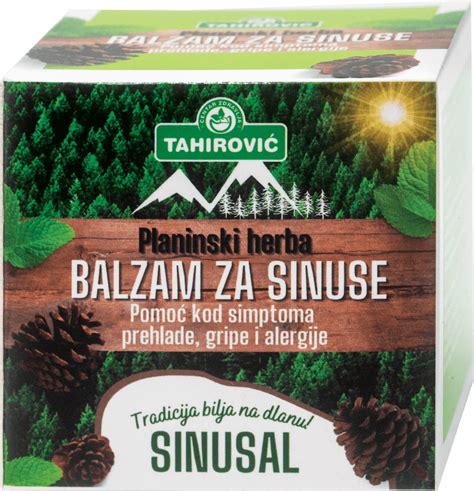 Tahirovi Sinusal Planinski Herba Balzam Za Sinuse I Bronhitis Ml