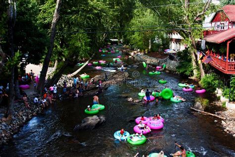 Lazy River Tubing In Helen Ga Editorial Photo Image 44067666