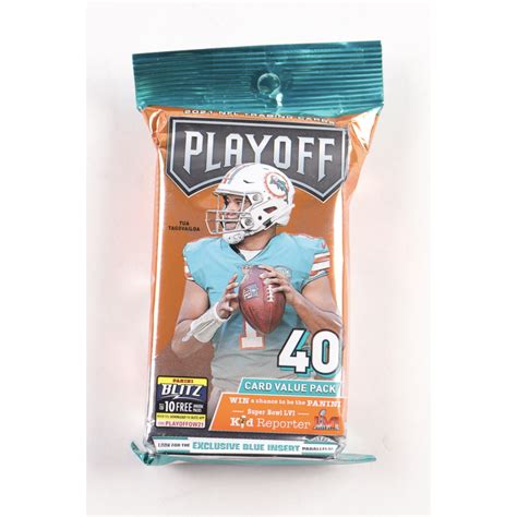 2021 Panini Playoff Football Jumbo Value Pack With 40 Cards