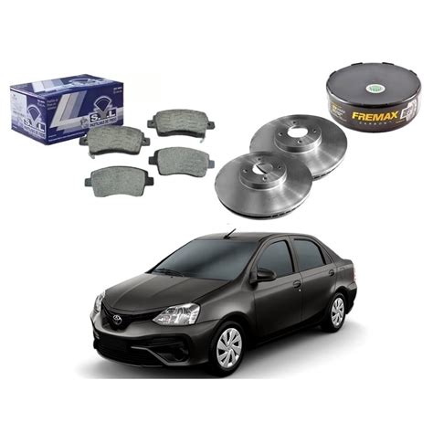 Kit Disco Pastilha Freio Dianteiro Jurid Fremax Original Toyota Etios