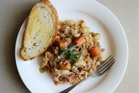 Pasta With Mince Lamb And Spicy Sausage - Cooking Goals