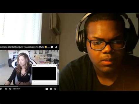 Pokimane Defends Myth From Ricegum Roasts My Reaction YouTube