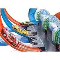 Amazon Hot Wheels Corkscrew Crash Track With Motorized Boosters Amazon Exclusive Toys