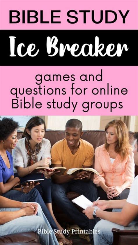 Bible Study Icebreakers for Small Groups