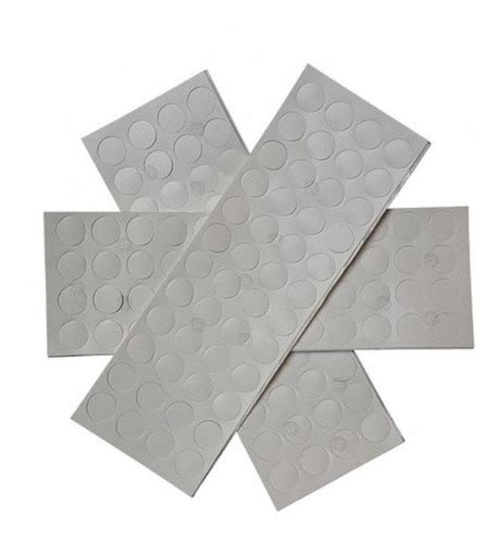 Tapa Furos Adesivo Branco Texturizado Pvc 13mm 52 Unidades OLIST