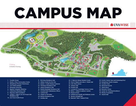 Uva Campus Map