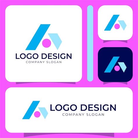 Uma Letra Desenho De Logotipo Moderno Vetor Premium