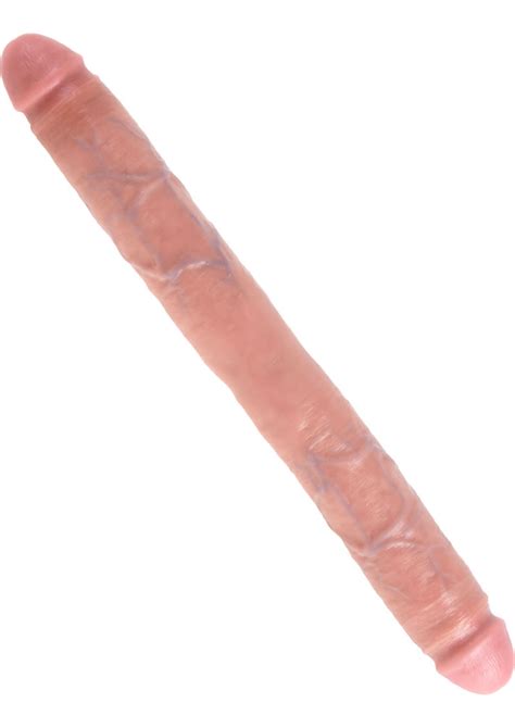 King Cock Thick Double Dildo Flesh 16 Inch TheAdultShop