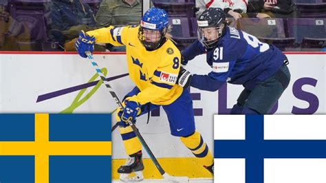 Sverige Vs Finland V Rldsm Sterskap I Damhockey Youtube