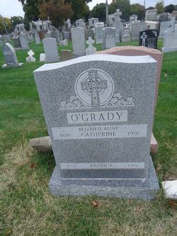 Catherine O Grady Find A Grave Memorial