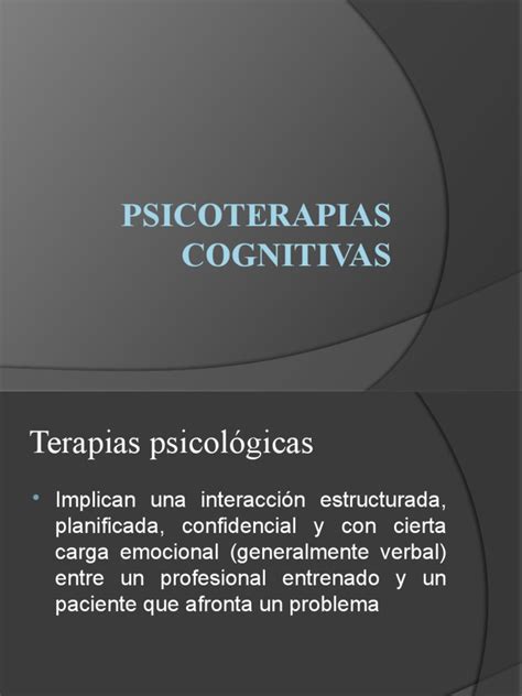 Terapias Cognitivas Pdf Terapia Racional De Comportamiento Emotivo Terapia Cognitiva