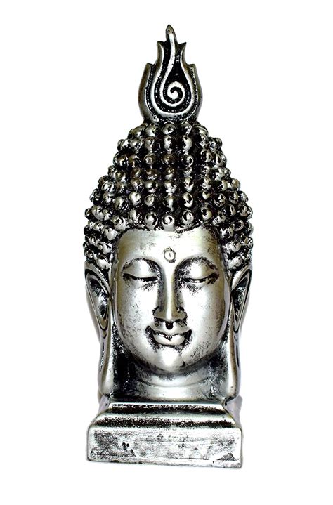 Buy Vivars Resin Buddha Head Statue Decorative Buddha Idol Showpiece