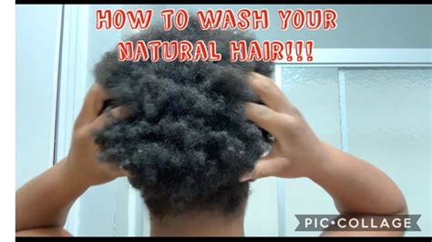 How To Wash Natural Hair Youtube