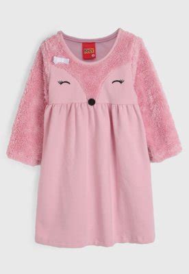 Vestido Kyly Raposa Rosa Compre Agora Dafiti Brasil