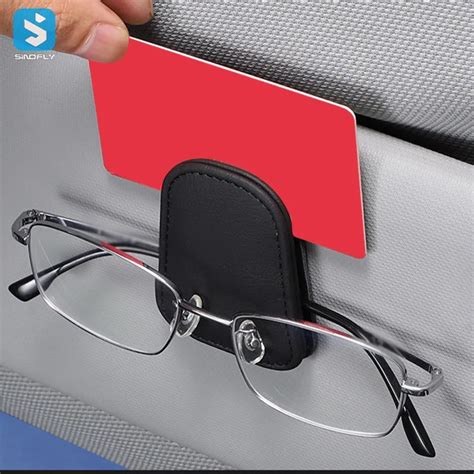 Car Accessories Auto Sun Visor Glasses Holder Sunglasses Clip Car Logo Sunglasses Holder Buy