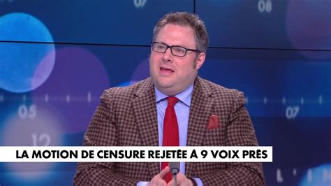 L Dito De Mathieu Bock C T La Motion De Censure Rejet E Neuf Voix