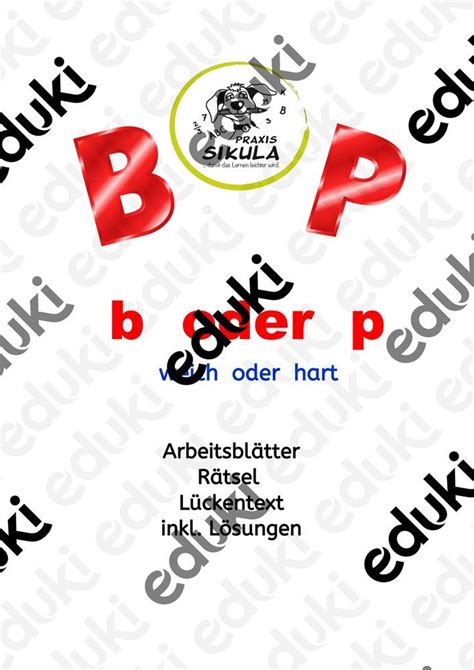 B Oder P Anlaut Arbeitsbl Tter R Tsel L Ckentext