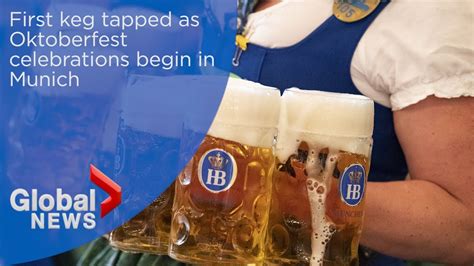 Beer Flows As Oktoberfest Opens In Munich Youtube