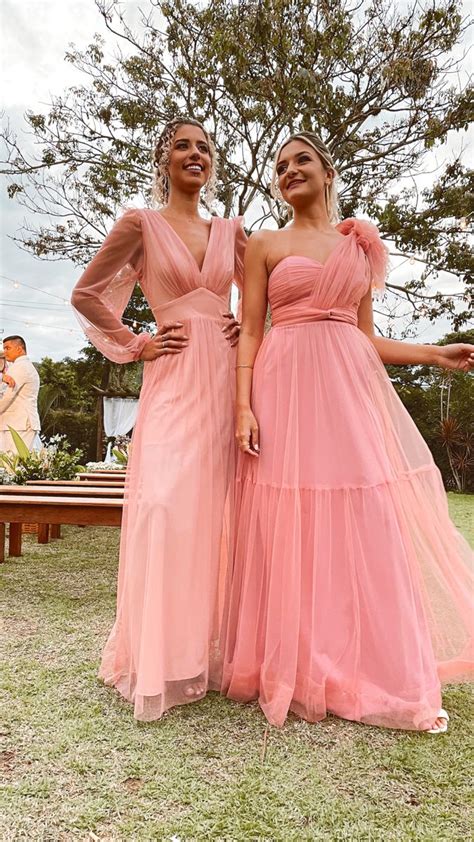 Vestidos Rose Bridesmaid Dresses Wedding Bridesmaid